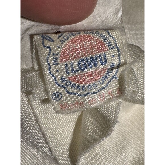 VTG 70s Woolite Maxi Dress White Pleated Asymmetrical Dress Cottagecore Marylin - Picture 3 of 16